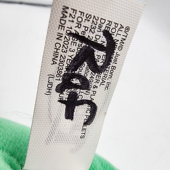 Peeps Green Plush Bunny 13" Super Hero Costume Red Mask Stuffed Animal Toy 2023 - Picture 7 of 8